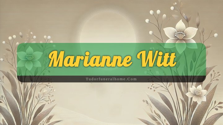 Marianne Witt, West Islip, New York